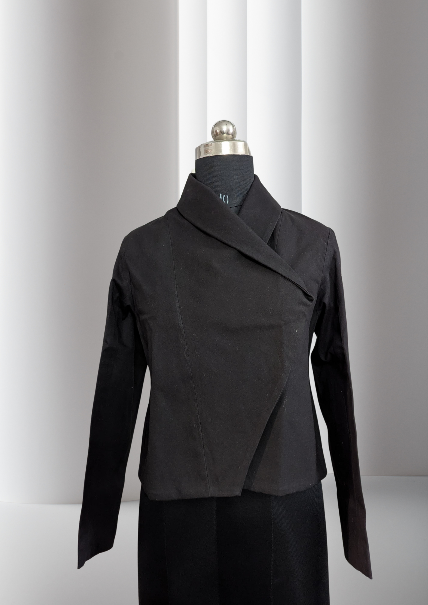 Korean Kimono Style Jacket with Shawl Collar