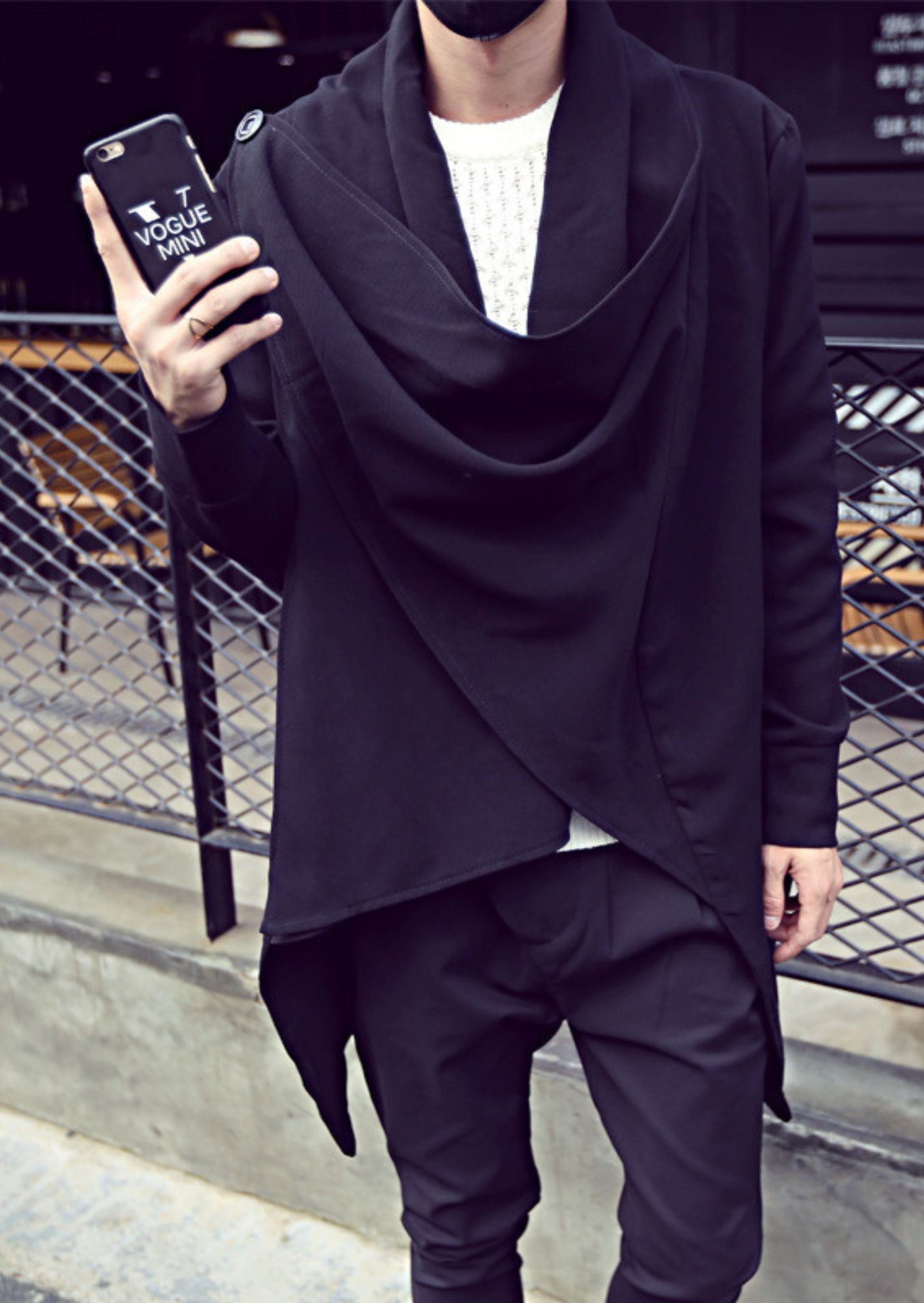 J-Drama Inspired Long Sleeve Cross Boarder Cardigan