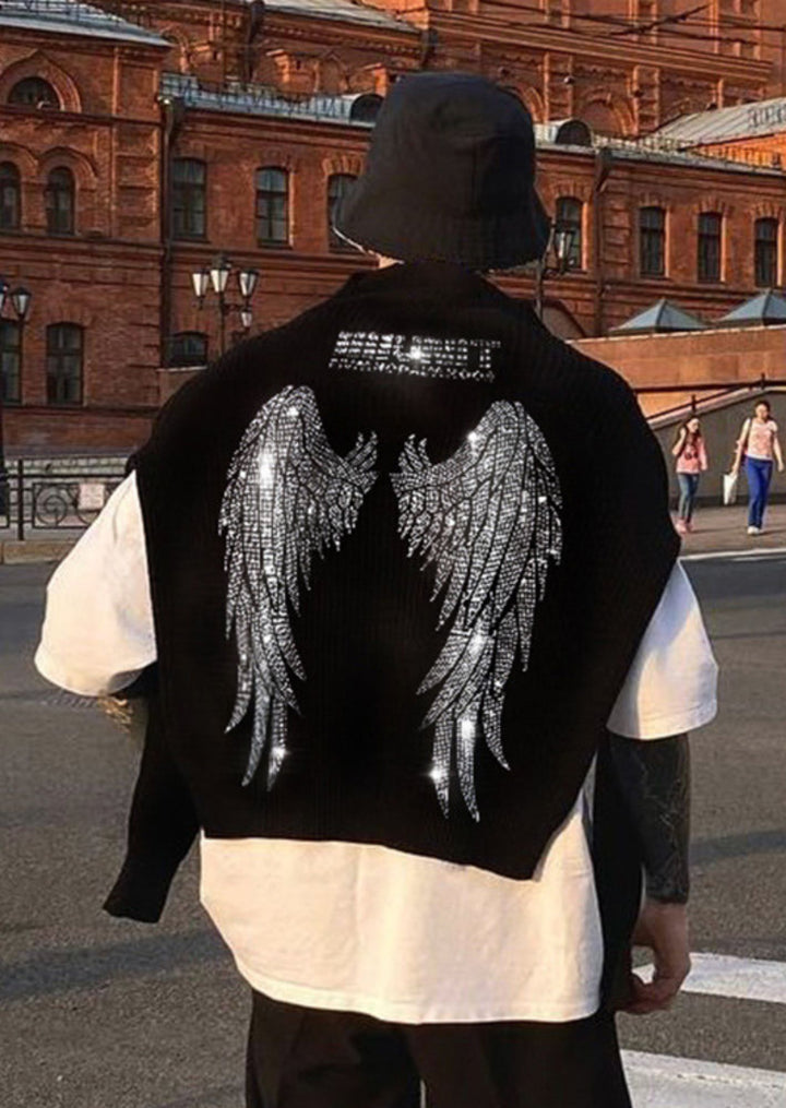 Wings Design Loose Sweatshirt