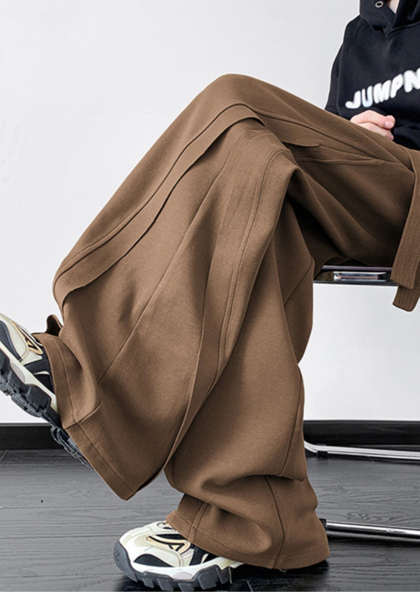 J-Drama Inspired Wide Leg Panel Pant