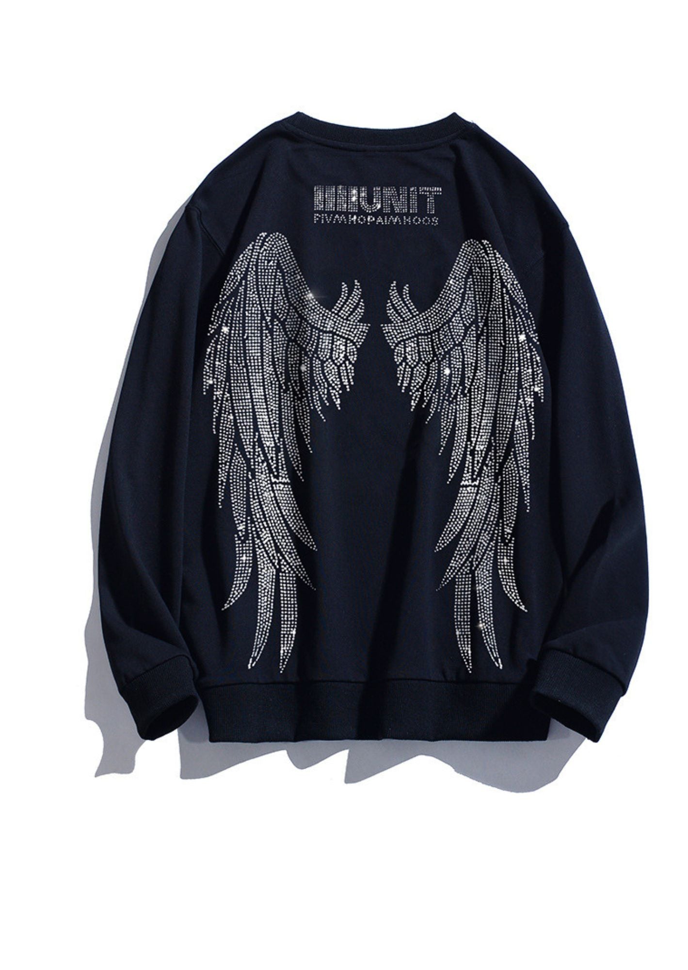 K-Drama Inspired Wings Design Loose Sweatshirt