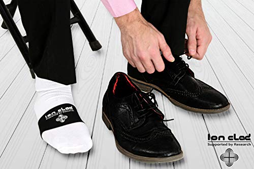 Ion Clad Scientist Developed Anti-Microbial Copper Arch Support - 2 Copper Compression Braces/Sleeves and Scientist Written Handbook