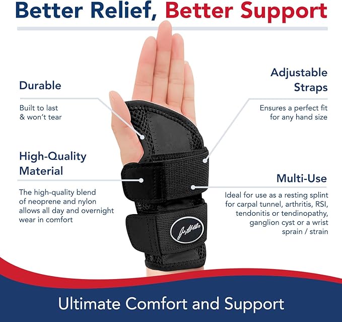 Dr. Arthritis Fitted Wrist Support / Wrist Brace/ Hand Support