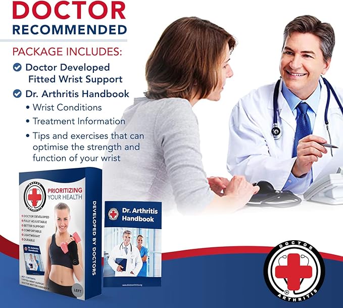 Dr. Arthritis Fitted Wrist Support / Wrist Brace/ Hand Support