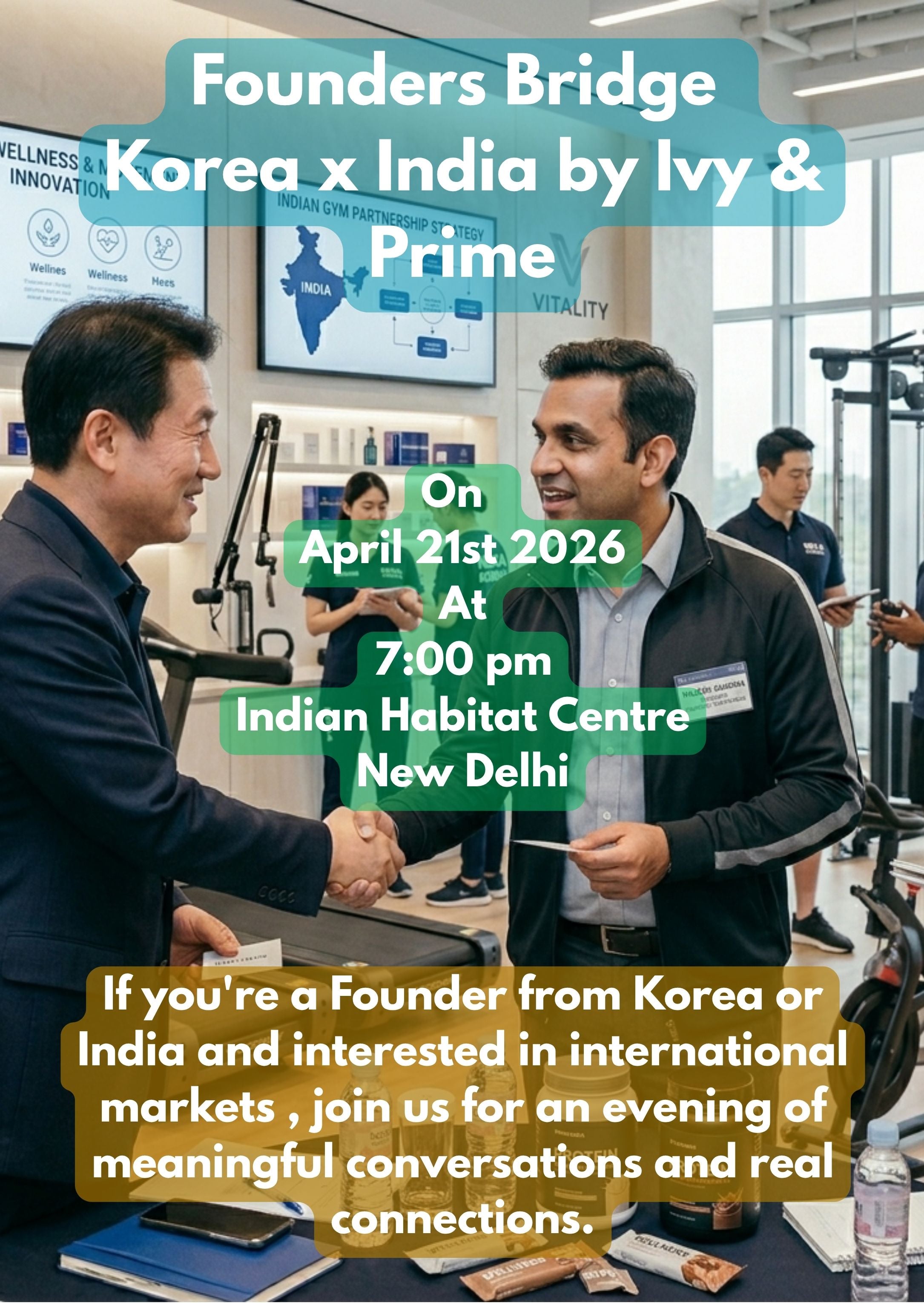 Korea - India Health and Beauty Showcase Event By Ivy & Prime - for Exhibitors